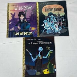 Lot 3 Little Golden Books Halloween